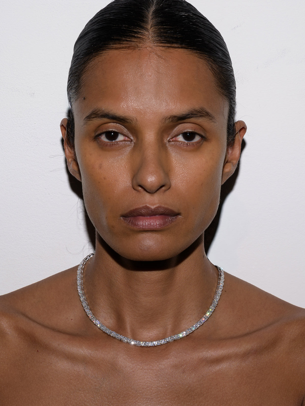 THEODORA RIVIÈRE NECKLACE IN MOISSANITE
