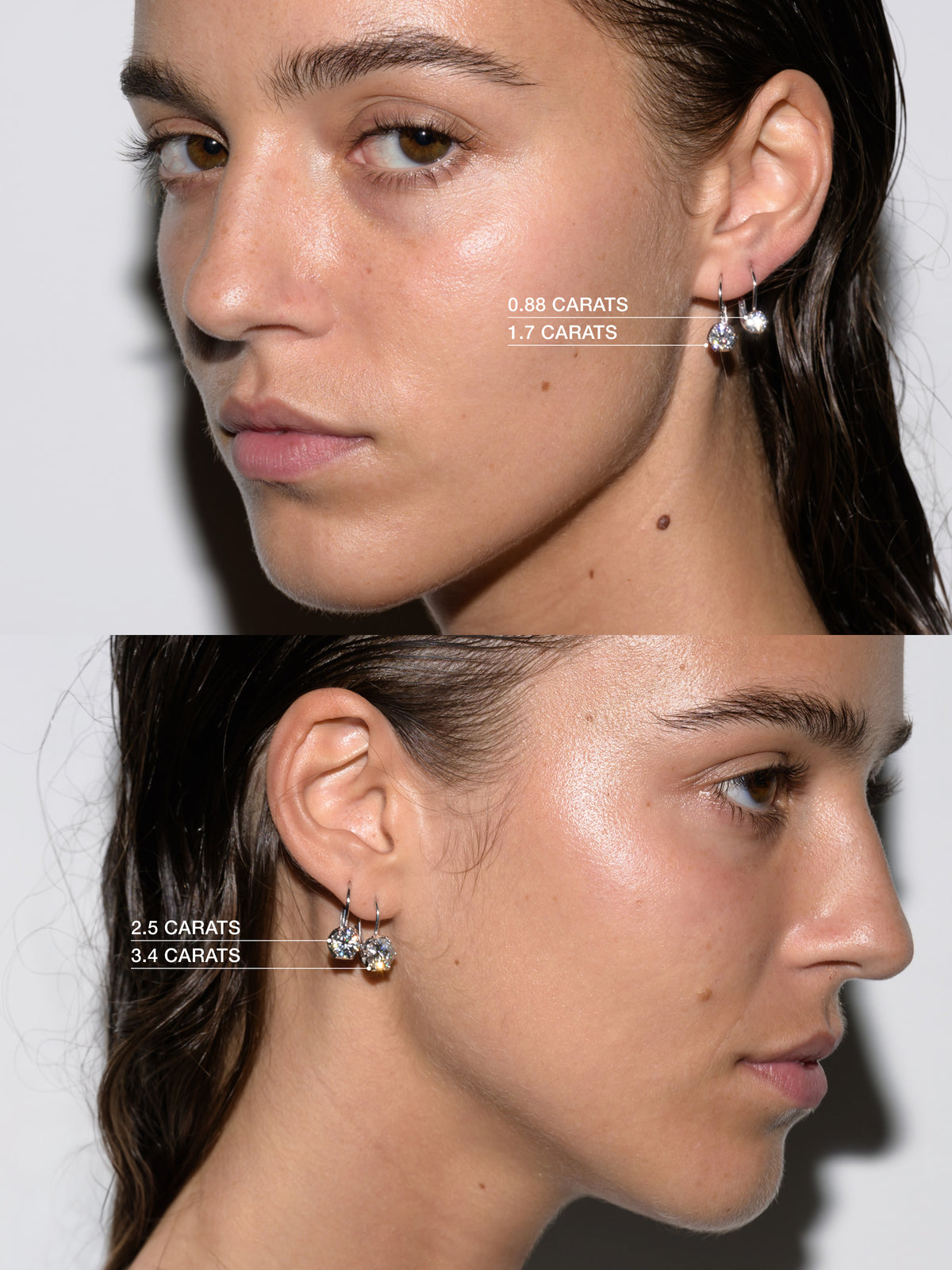 CECILIA EARRINGS IN MOISSANITE