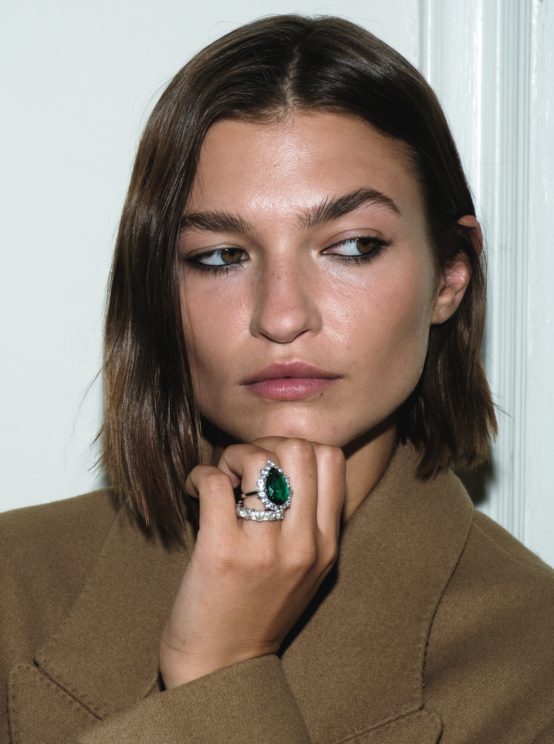 BARTLETT, LAB-GROWN YELLOW SAPPHIRE RING