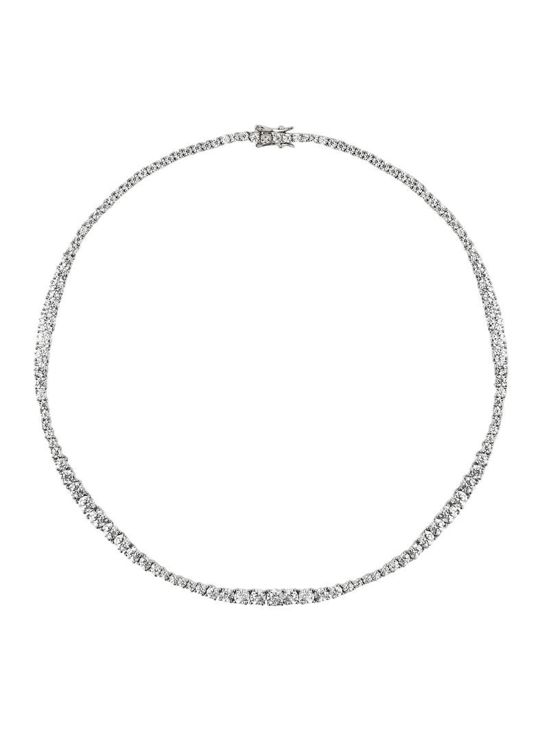 ISADORA RIVIÈRE NECKLACE IN MOISSANITE, STERLING SILVER
