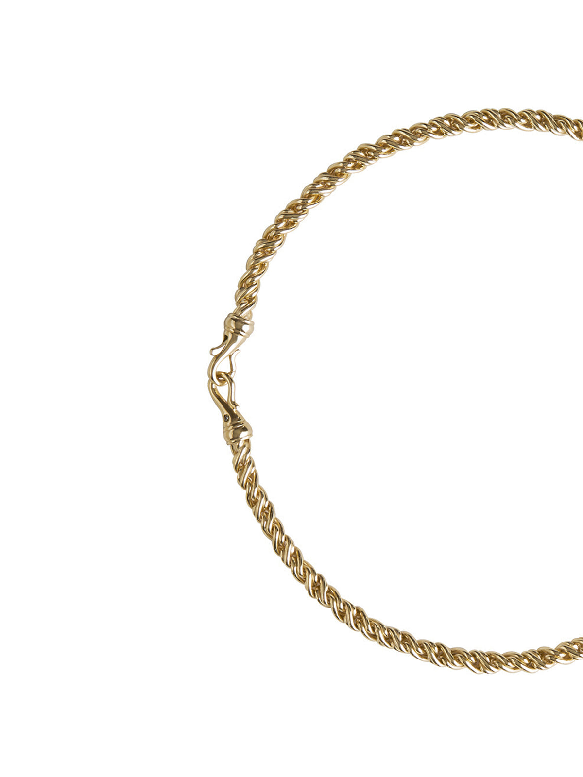 TORSION CHAIN NECKLACE, GOLD