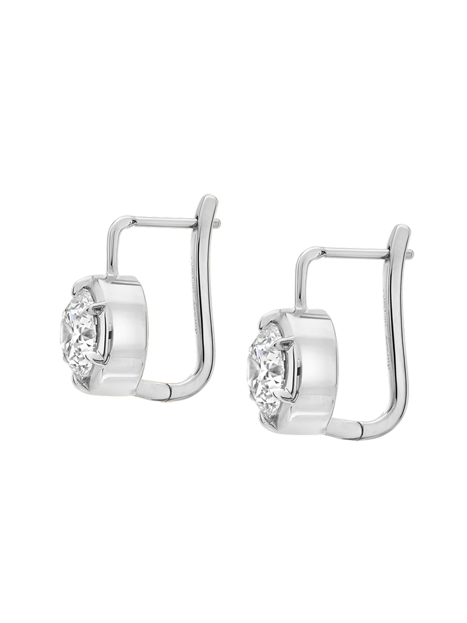 MAXWELL EARRINGS IN LAB DIAMOND, 14K WHITE GOLD