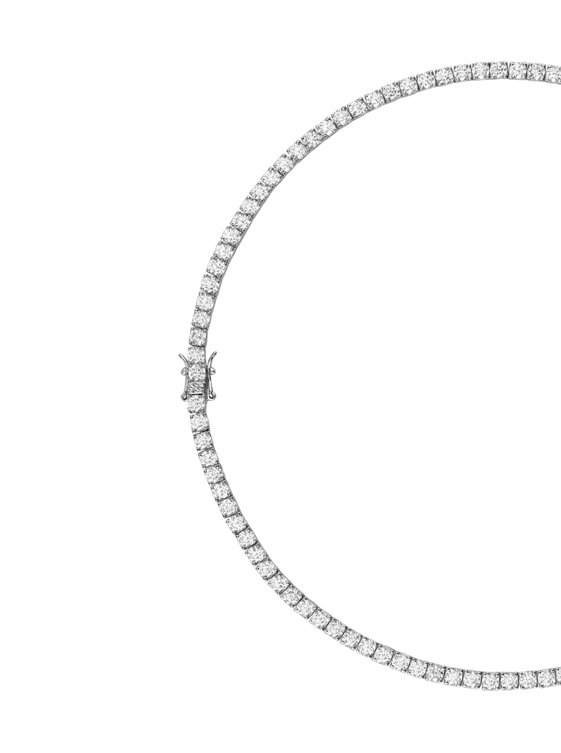 Sterling Silver 3-Pearl and Created White Sapphire Drop Necklace - 20744907  | HSN